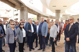 محافظ القاهرة يتابع رفع الإشغالات ودراسة تنظيم المواقف العشوائية بالمرج